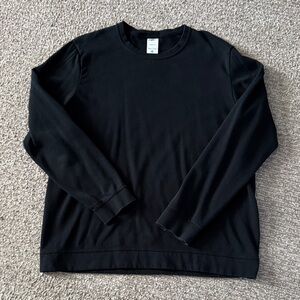Nike Yoga Black Long Sleeve Crewneck Sweatshirt